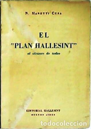Libros: MANETTI CUSA, N.- - El Plan Hallesint al alcance de todos. - Foto 1