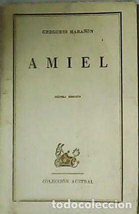 Libros: MARA&Ntilde;&Oacute;N, Gregorio.- - Amiel. Un estudio sobre la timidez. - Foto 1