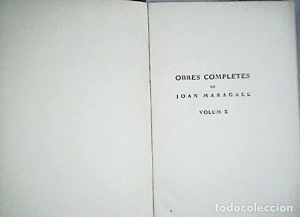 Libri di seconda mano: MARAGALL, de Joan.- - El derecho de hablar.