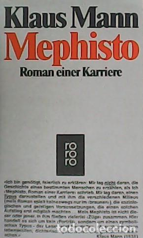 Libros: MAN, Klaus.- - Mephisto. Roman einer Karriere. - Foto 1