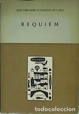 Libros: MANRIQUE DE LARA, Jos&eacute; Gerardo.- - Requiem. - Foto 1