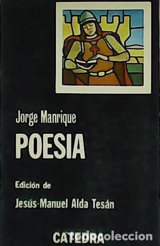 Libros: MANRIQUE, Jorge.- - Poes&iacute;a. - Foto 1