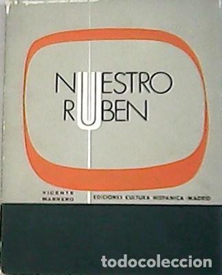 Libros: MARRERO, Vicente.-. - Nuestro Rub&eacute;n. - Foto 1