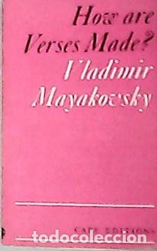 Libros: MAYAKOVSKY, Vladimir.- - How are Verses Made? - Foto 1