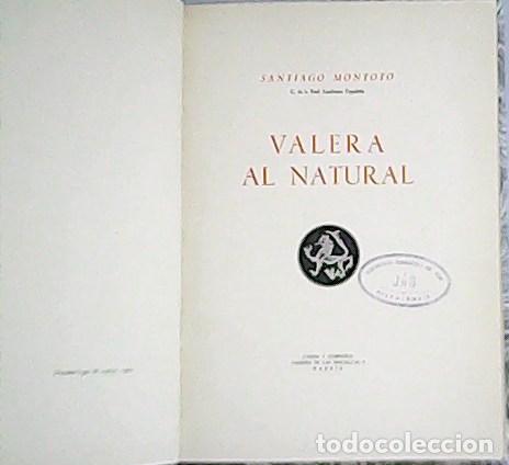 Libros: MONTOTO, Santiago. - Valera al Natural. - Foto 1
