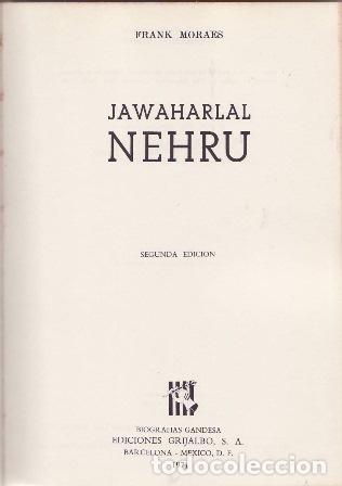 Libros: MORALES, Frank.- - Jawaharlal Nehru. - Foto 1