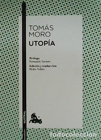 Libros: MORO, Tom&aacute;s.- - Utop&iacute;a. Pr&oacute;logo de Fernando Savater. - Foto 1