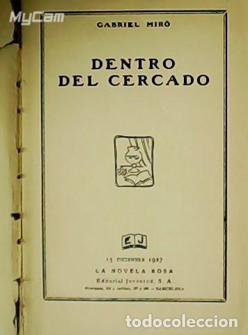 Libros: MIR&Oacute;, Gabriel.- - Dentro del cercado. - Foto 1