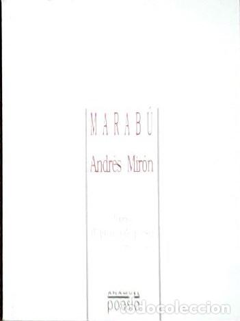 Libros: MIR&Oacute;N, Andr&eacute;s.- - Marab&uacute;. - Foto 1