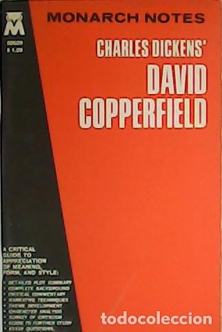 Libros: OCHOJSKI, Paul M.- - Monarch Notes Charles Dickens&acute;David Copperfield. - Foto 1