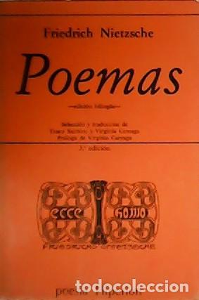 Libros: NIETZSCHE, Friedrich.- - Poemas. Edici&oacute;n biling&uuml;e. - Foto 1