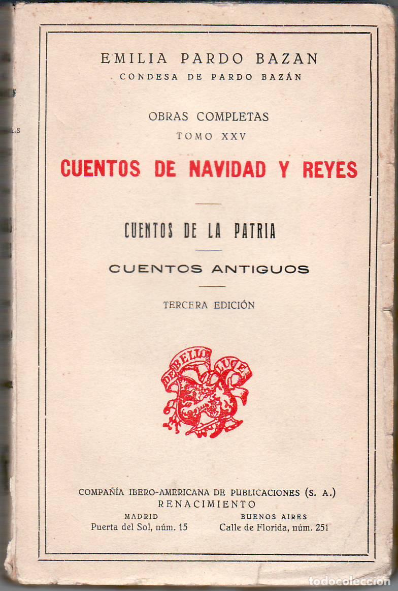 Libros: PARDO BAZ&Aacute;N, Emilia.- - Cuentos de Navidad y Reyes. - Foto 1