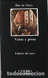 Libros: OTERO, Blas de.- - Versos y prosa. - Foto 1