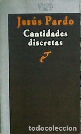 Libros: PARDO, Jes&uacute;s.- - Cantidades discretas. - Foto 1