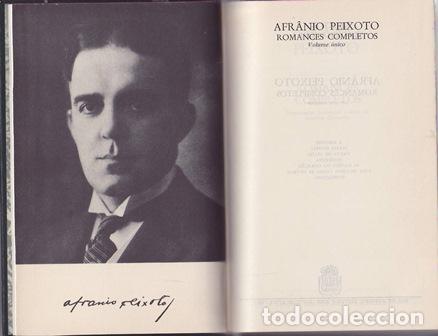 Libros: PEIXOTO, Afr&acirc;nio.- - Romances completos. Volumen &uacute;nico. - Foto 1
