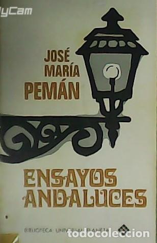 Libros: PEM&Aacute;N, Jos&eacute; Mar&iacute;a.- - Ensayos andaluces. - Foto 1