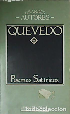 Libros: QUEVEDO.- - Poemas sat&iacute;ricos. - Foto 1