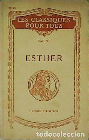 Libros: RACINE.- - Esther. - Foto 1