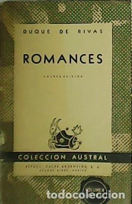 Libros: RIVAS, Duque de.- - Romances. - Foto 1