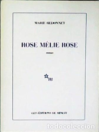 Libros: REDONNET, Marie.- - Rose M&eacute;lie Rose. Roman. - Foto 1