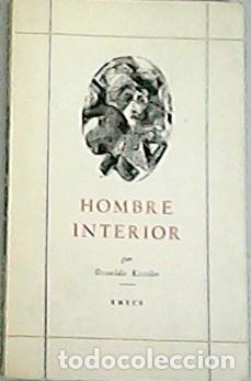 Libros: ROSSLER, Osvaldo.- - Hombre interior. - Foto 1