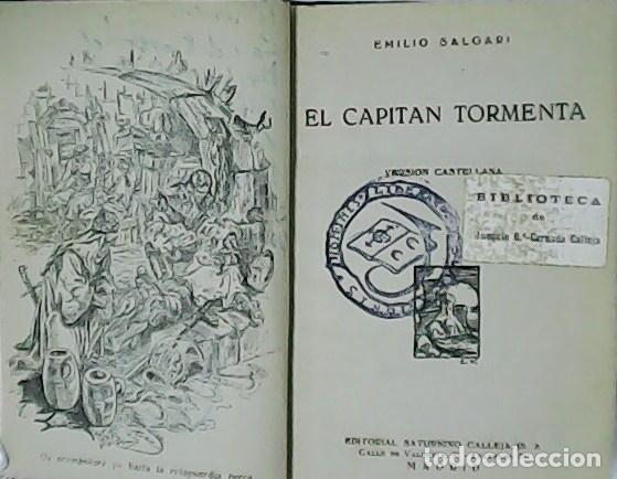 Libros: SALGARI, Emilio.- - El Capit&aacute;n Tormenta. - Foto 1