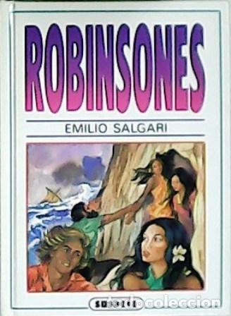 Libros: SALGARI, Emilio.- - Robinsones. - Foto 1