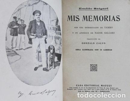 Libros: SALGARI, Emilio.- - Mis memorias. - Foto 1
