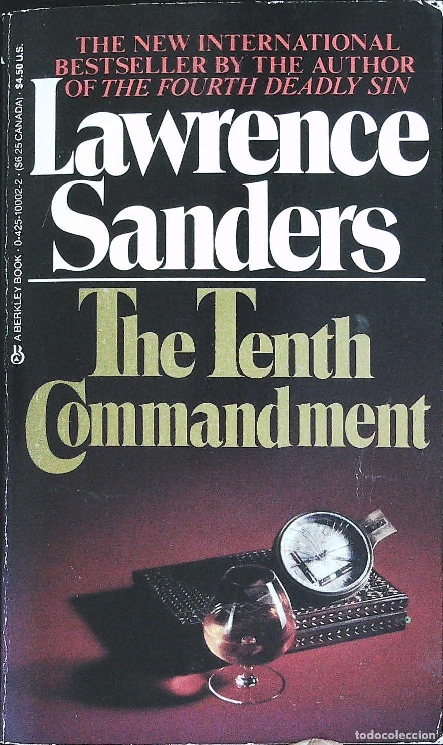 Libros: SANDERS, Lawrence.- - The Tenth Commandment. - Foto 1