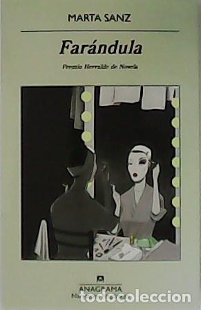 Libros: SANZ, Marta.- - Far&aacute;ndula. Premio Herralde de Novela. - Foto 1