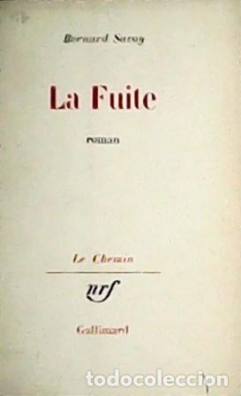 Libros: SAVOY, Bernard.- - La Fuite. Roman. - Foto 1
