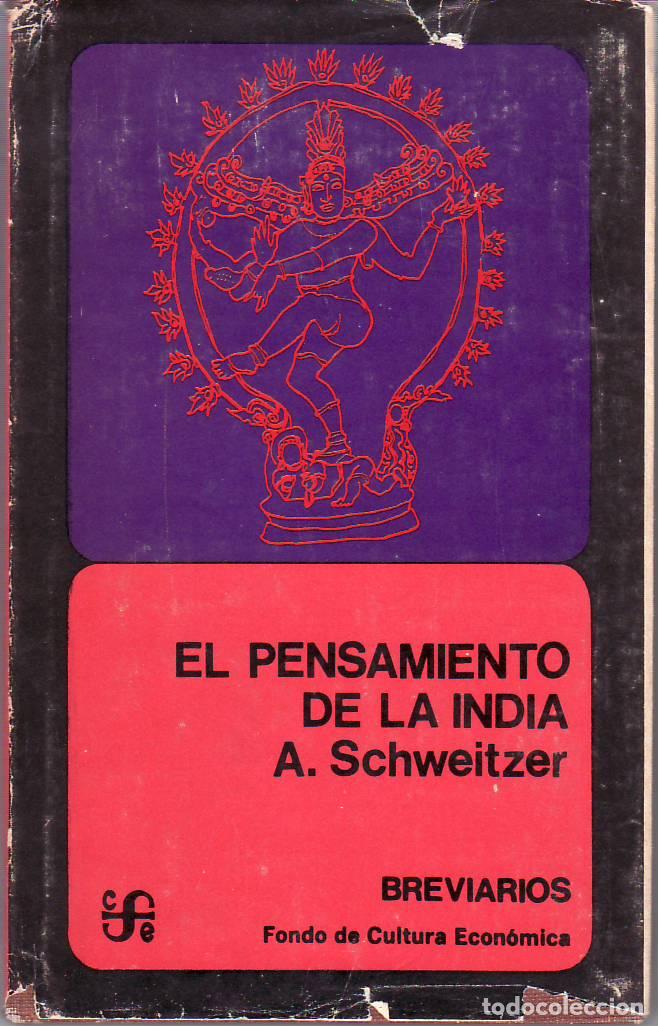 Libros: SCHWEITZER, Albert.- - El pensamiento de la India. - Foto 1