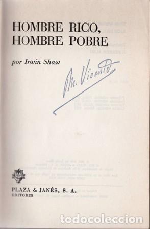 Libros: SHAW, Irwin.- - Hombre rico, hombre pobre. - Foto 1