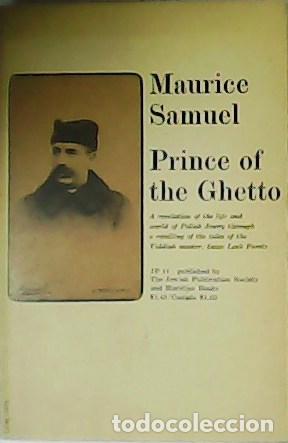 Libros: SAMUEL, Maurice.- - Prince of the Ghetto. - Foto 1