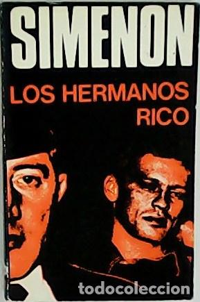 Libros: SIMENON, Georges.- - Los hermanos Rico. - Foto 1