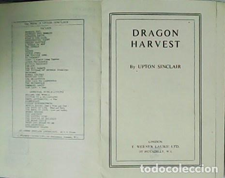 Libros: SINCLAIR, Upton.- - Dragon Harvest. - Foto 1