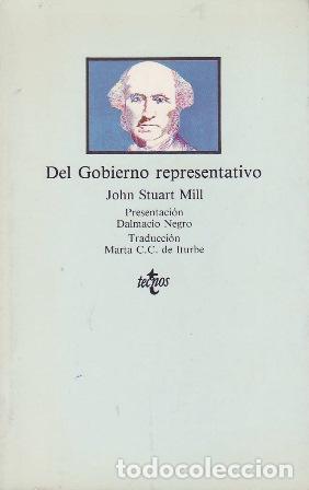 Libros: STUART Mill, John.- - Del Gobierno representativo. - Foto 1