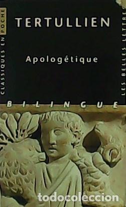 Libros: TERTULLIEN.- - Apolog&eacute;tique. Biling&uuml;e. - Foto 1