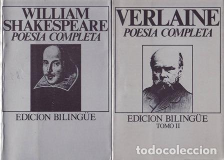 Libros: SHAKESPEARE, William.- - Poes&iacute;a completa. Edici&oacute;n biling&uuml;e. - Foto 1