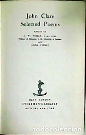 Libros: TIBBLE, J. M. y Anne TIBBLE.- - John Clare: Selected Poems. - Foto 1