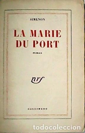 Libros: SIMENON, Georges.- - La marie du Port. Roman. - Foto 1