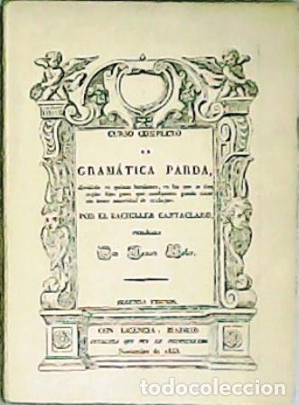 Libros: SOLER, Ram&oacute;n.- - Curso completo de Gram&aacute;tica Parda, dividido en quince lecciones, en las que se dan - Foto 1