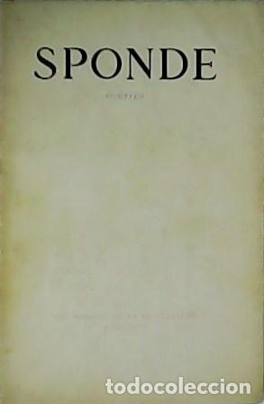 Libros: SPONDE.- - Po&eacute;sies. - Foto 1