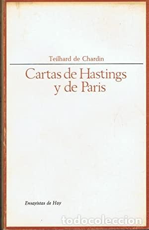 Libros: TEILHARD DE CHARDIN, Pierre.- - Cartas de Hastings y de Par&iacute;s (1908-1914). - Foto 1