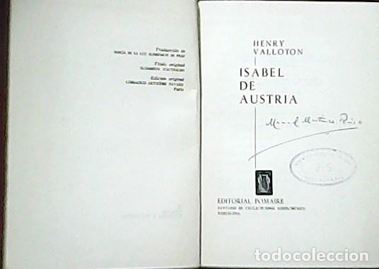 Libros: VALLOTON, Henry.- - Isabel de Austria. - Foto 1