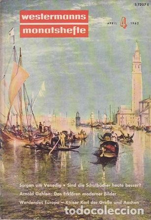 Libros: VV. AA.- - Westermanns Monatshefte. N&ordm; 4. Chefredakteur Hermann Boekhoff. - Foto 1