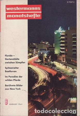 Libros: VV. AA.- - Westermanns Monatshefte. N&ordm; 8. Chefredakteur Hermann Boekhoff. - Foto 1