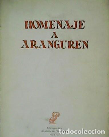 Libros: VV. AA.- - Homenaje a Aranguren. - Foto 1