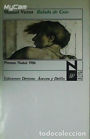 Libros: VICENT, Manuel.- - Balada de Ca&iacute;n. - Foto 1