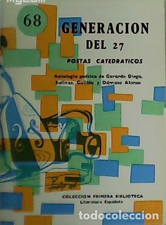 Libros: VV. AA.- - Generaci&oacute;n del 27. Poetas catedr&aacute;ticos. - Foto 1